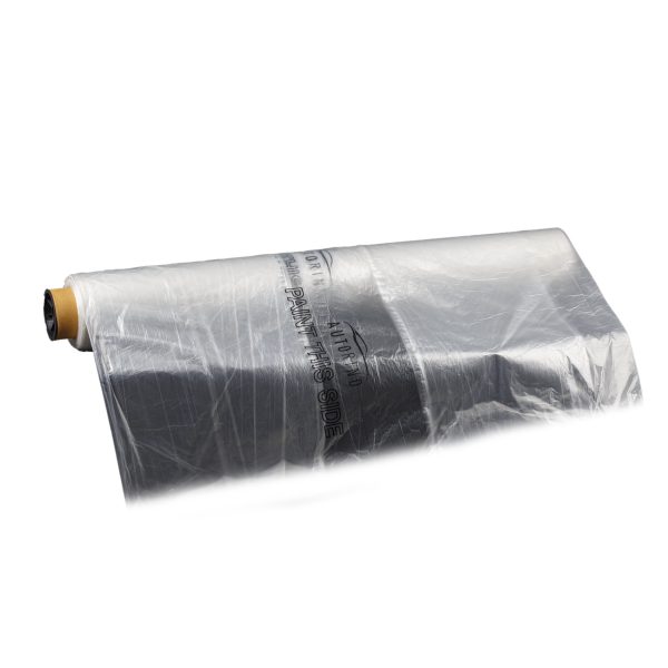 Transparent White Masking Film 20FT * 250FT (6m * 76.2m)